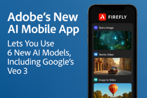 Adobe’s Firefly AI App Launches on Mobile — With Google’s Veo 3 and More Creative Power